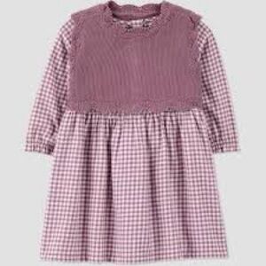 Carter’s Purple Gingham Dress